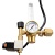 CO2 reducer - pressure gauge and control valve